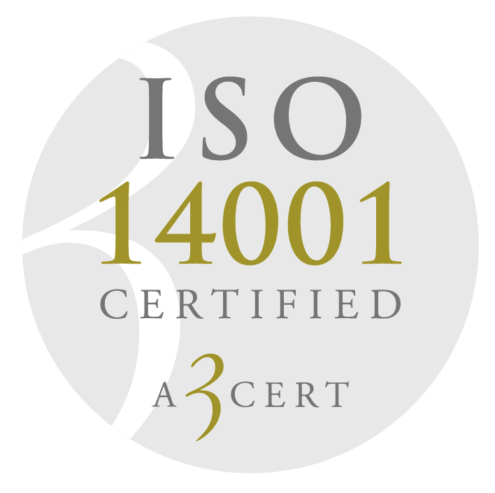 Logo for ISO 14001 sertifisering